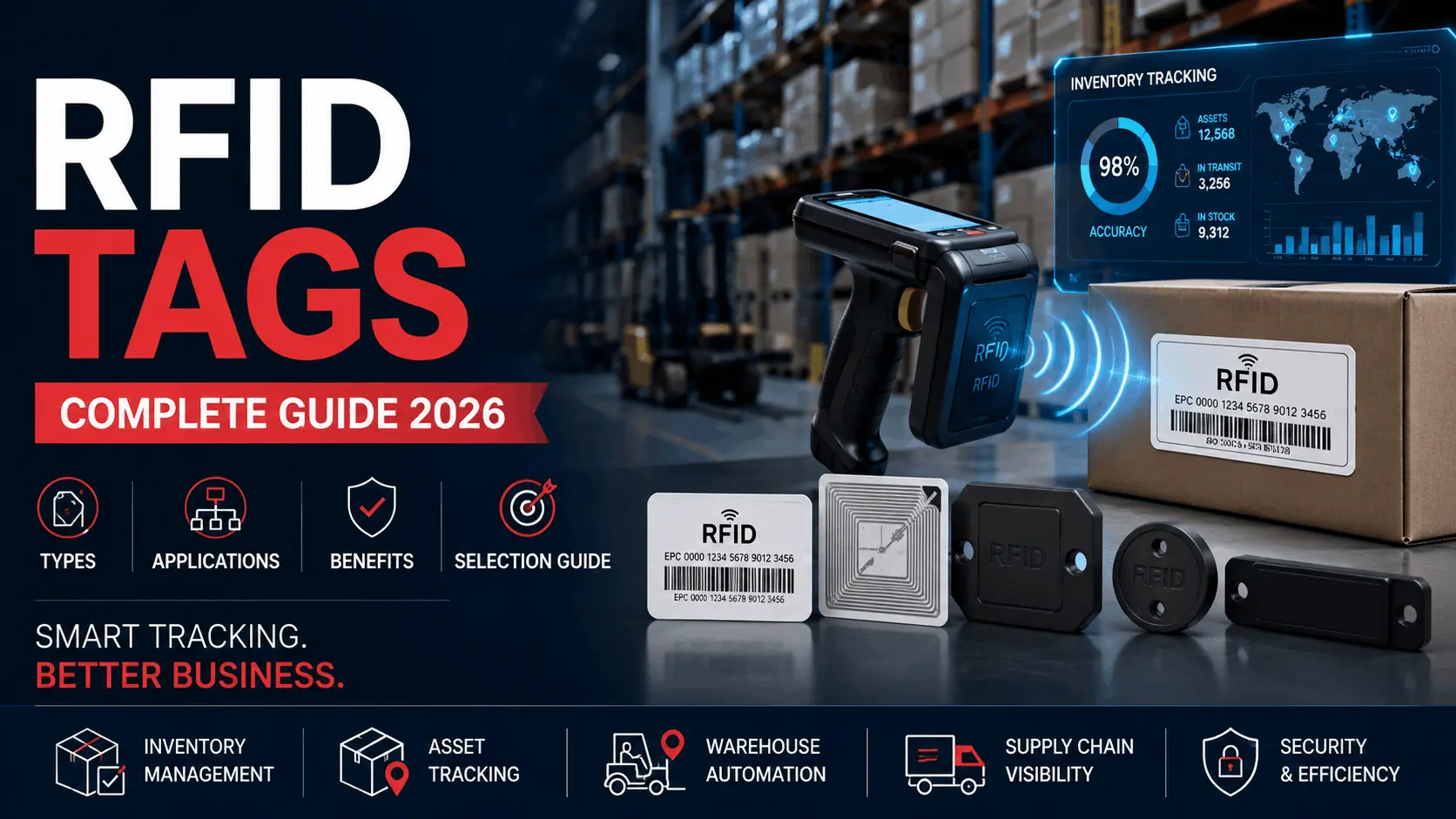 RFID Tags: Types, Applications, Benefits & How to Choose the Right RFID Tag in 2026 - RF Genie